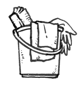 バケツのイラスト